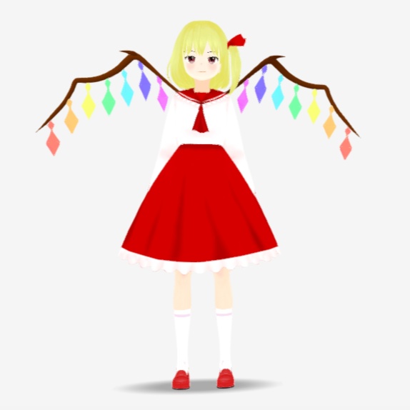 OSONO式 フランドール・スカーレット 制服(冬)(.vrm/.vroid)