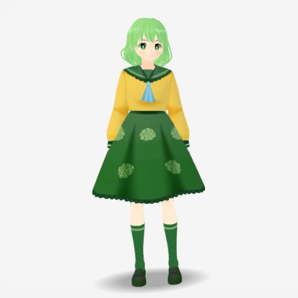 OSONO式 古明地こいし 制服(冬)(.vrm/.vroid)