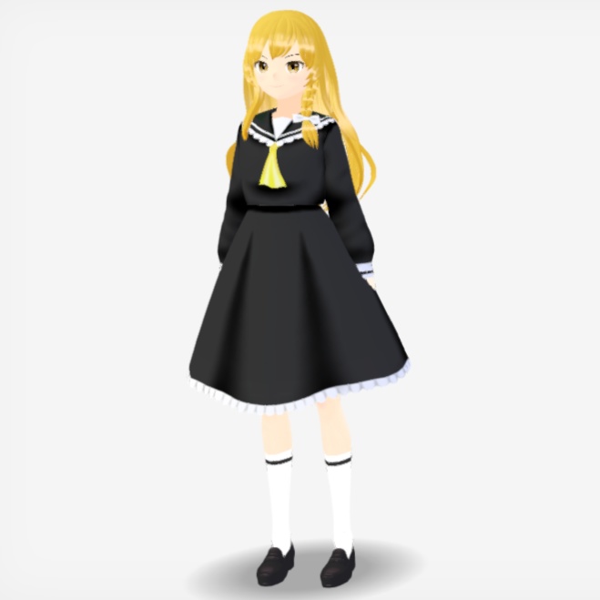 OSONO式 霧雨魔理沙 制服(冬服)(.vrm/.vroid)