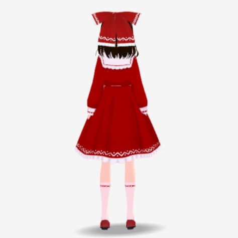 OSONO式 博麗霊夢 制服(冬服)(.vrm/.vroid)