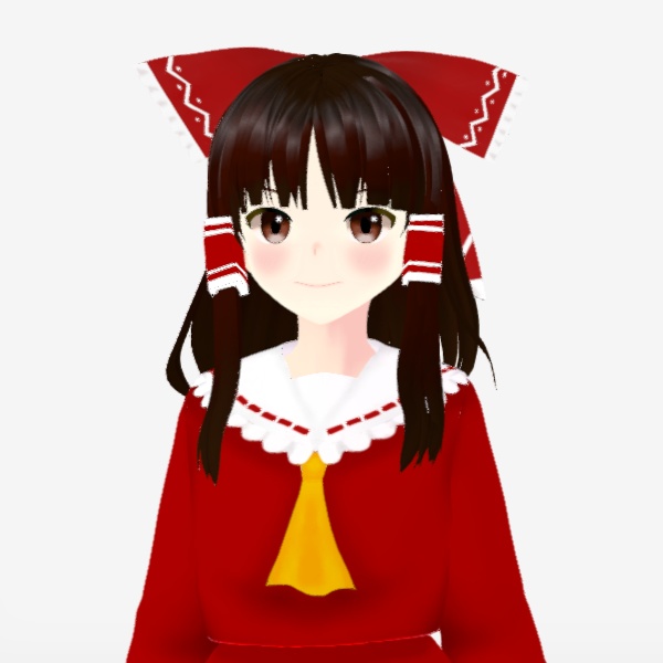 OSONO式 博麗霊夢 制服(冬服)(.vrm/.vroid)