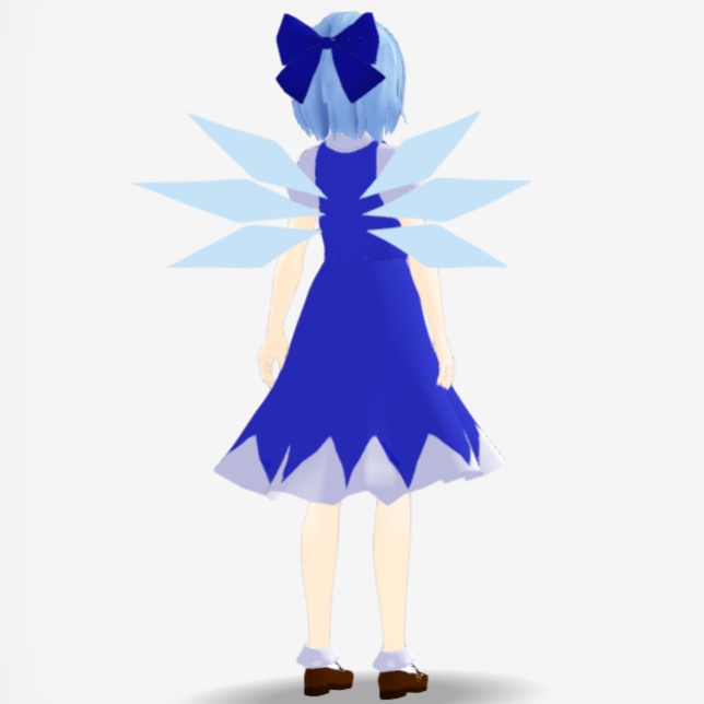 OSONO式 チルノ Cirno Sサイズ (.vrm)