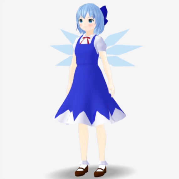 OSONO式 チルノ Cirno Sサイズ (.vrm)