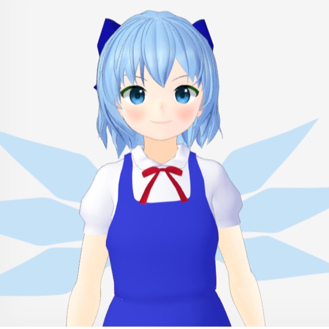 OSONO式 チルノ Cirno Sサイズ (.vrm)