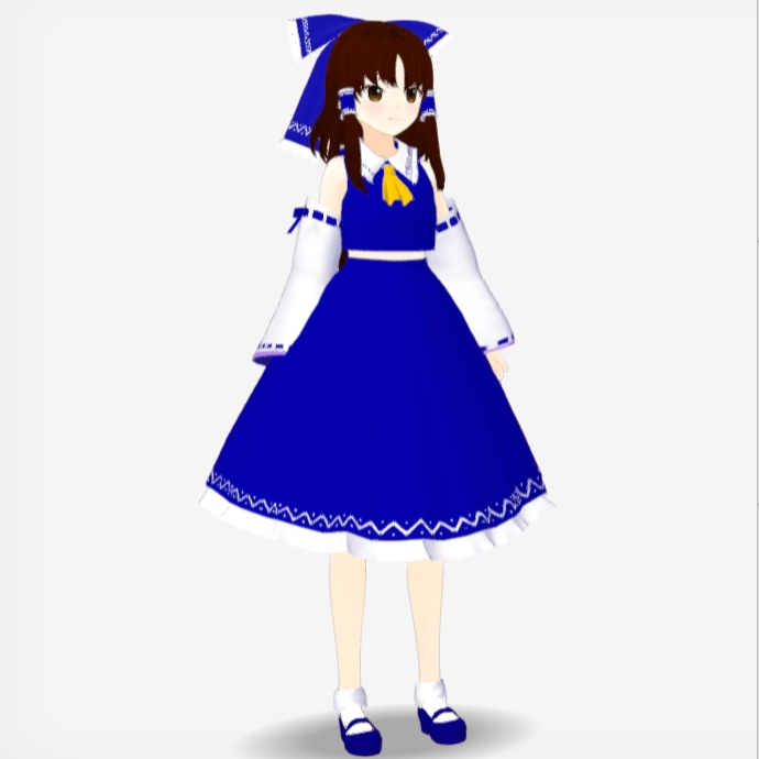 OSONO式 博麗霊夢 青 Hakurei Reimu Blue (.vrm)