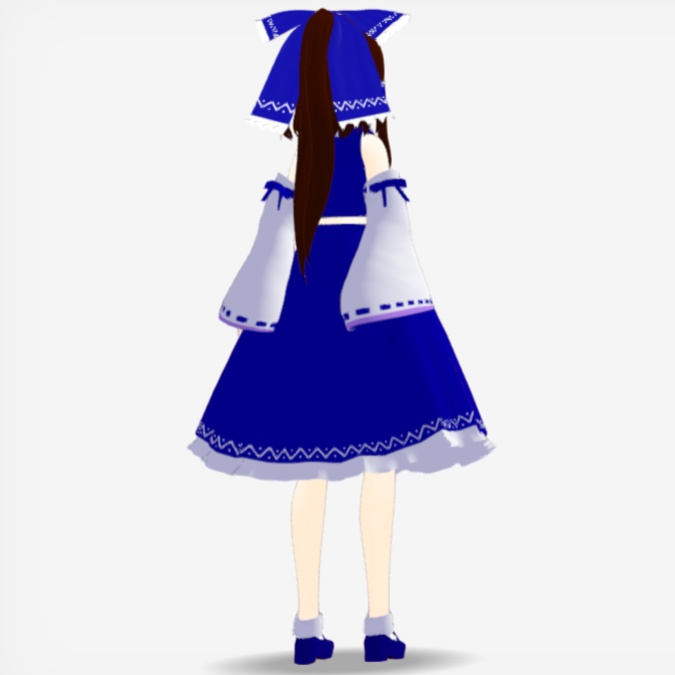 OSONO式 博麗霊夢 青 Hakurei Reimu Blue (.vrm)