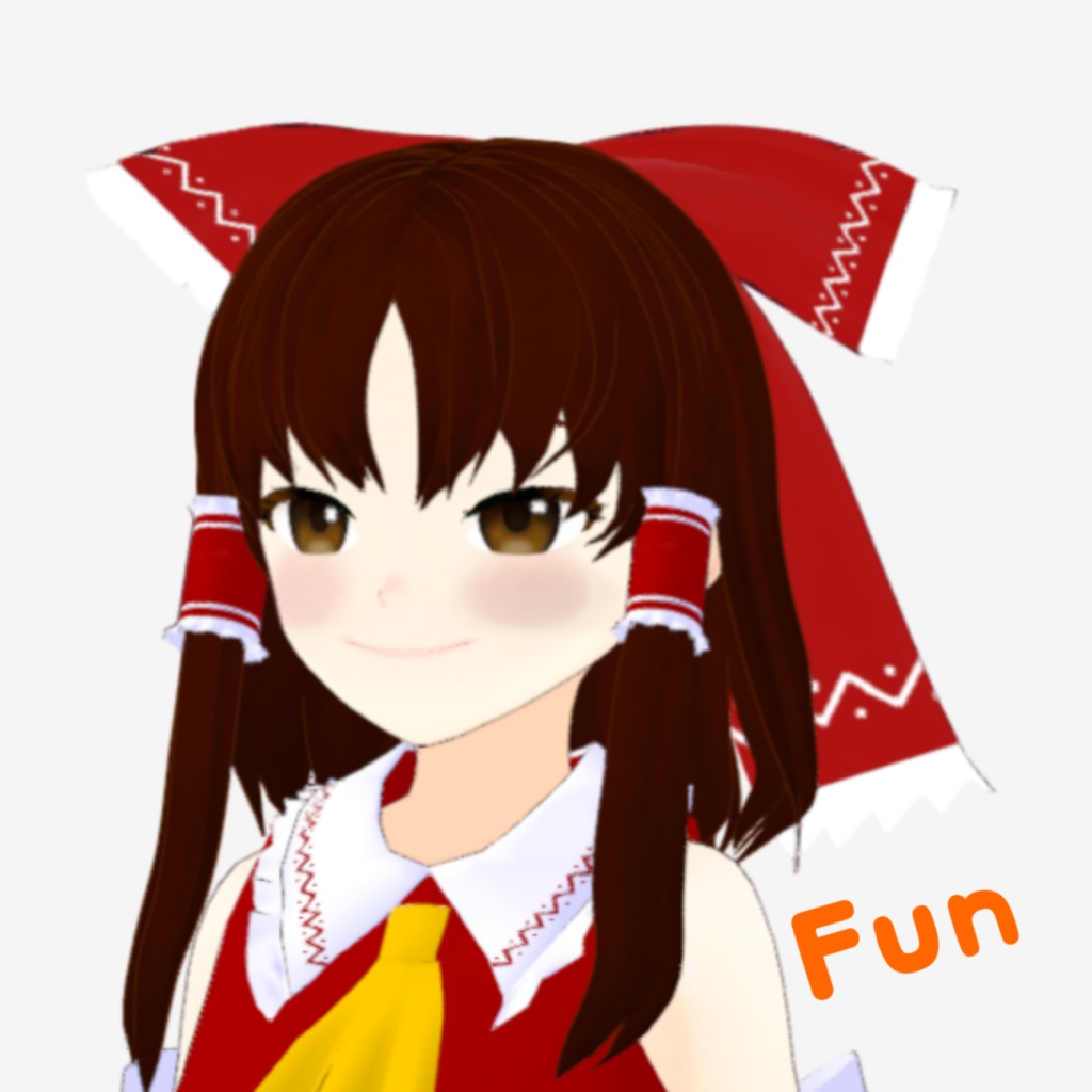 OSONO式 表情で顔色が変わる博麗霊夢 Hakurei Reimu(.vrm)