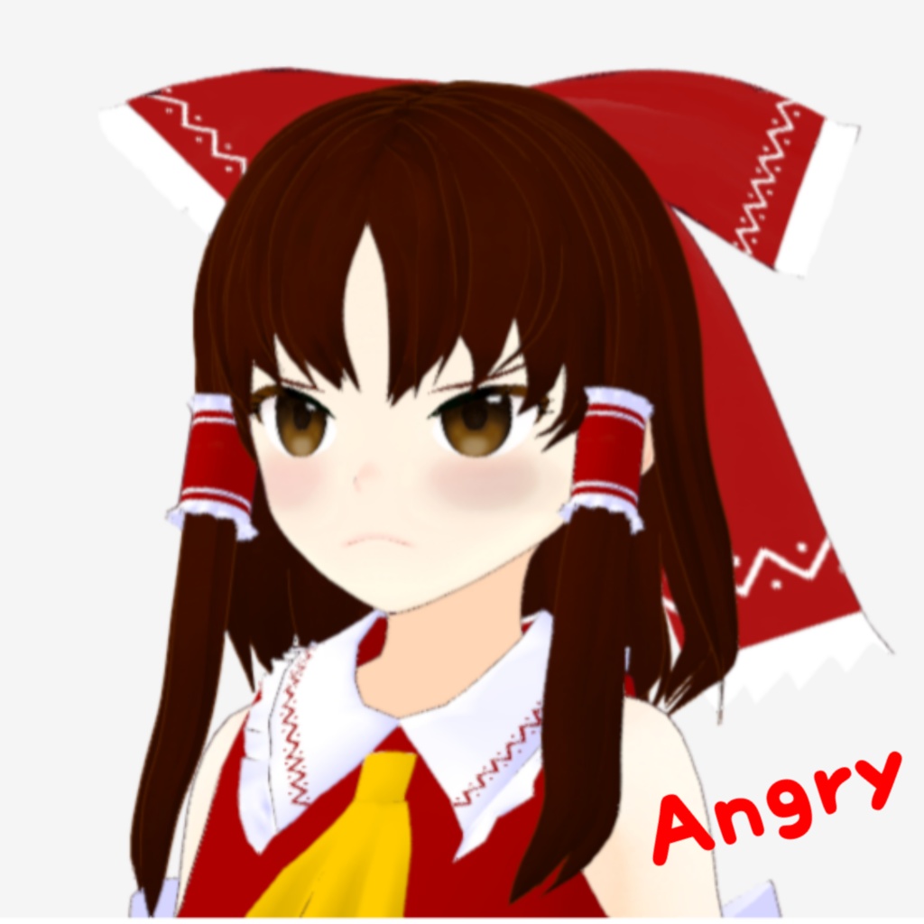 OSONO式 表情で顔色が変わる博麗霊夢 Hakurei Reimu(.vrm)