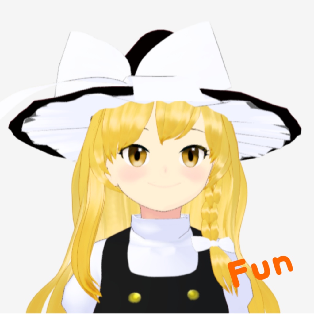 OSONO式 表情で顔色が変わる霧雨魔理沙 Kirisame Marisa (.vrm)