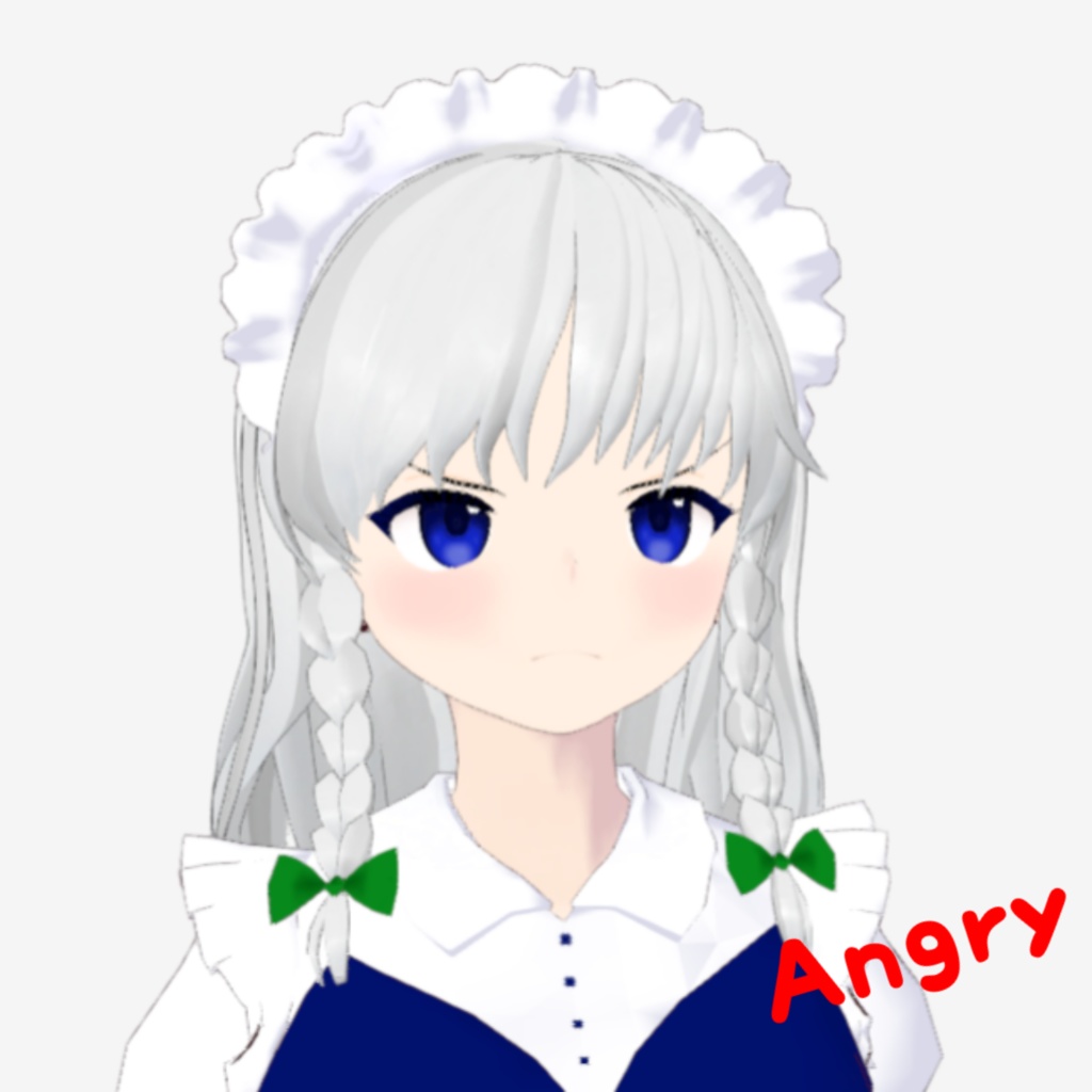 OSONO式 表情で顔色が変わる十六夜咲夜 東方虹龍洞(.vrm)