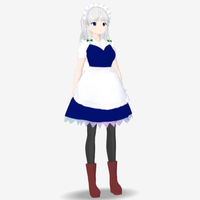 OSONO式 表情で顔色が変わる十六夜咲夜 東方虹龍洞(.vrm)