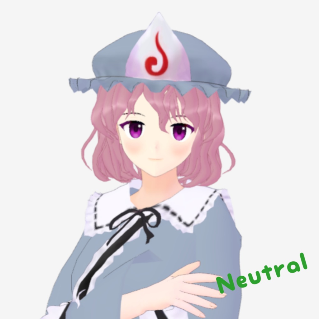 OSONO式 表情で顔色が変わる西行寺幽々子 東方神霊廟 (.vrm)