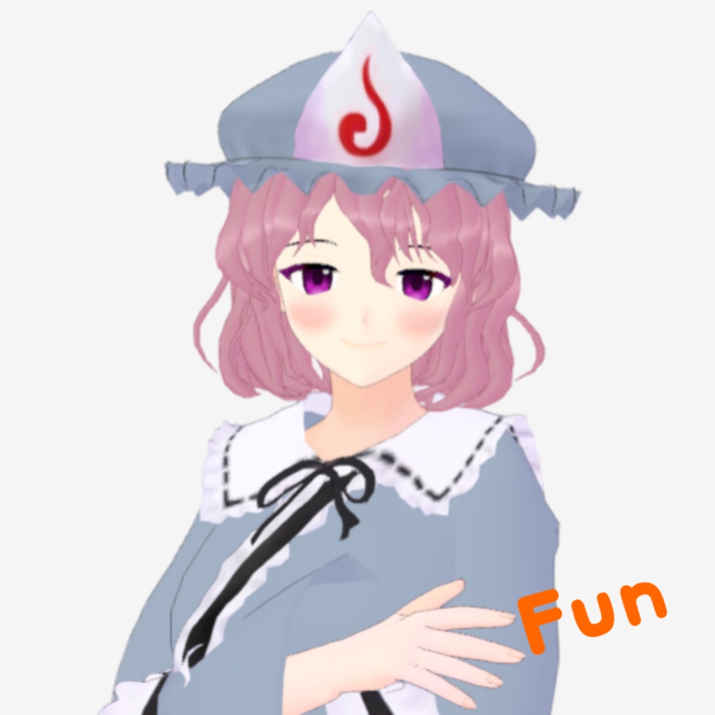 OSONO式 表情で顔色が変わる西行寺幽々子 東方神霊廟 (.vrm)