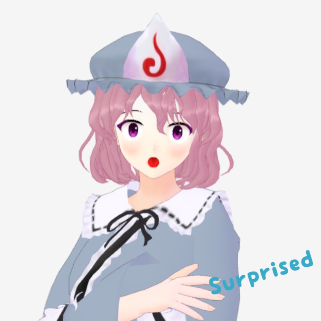 OSONO式 表情で顔色が変わる西行寺幽々子 東方神霊廟 (.vrm)