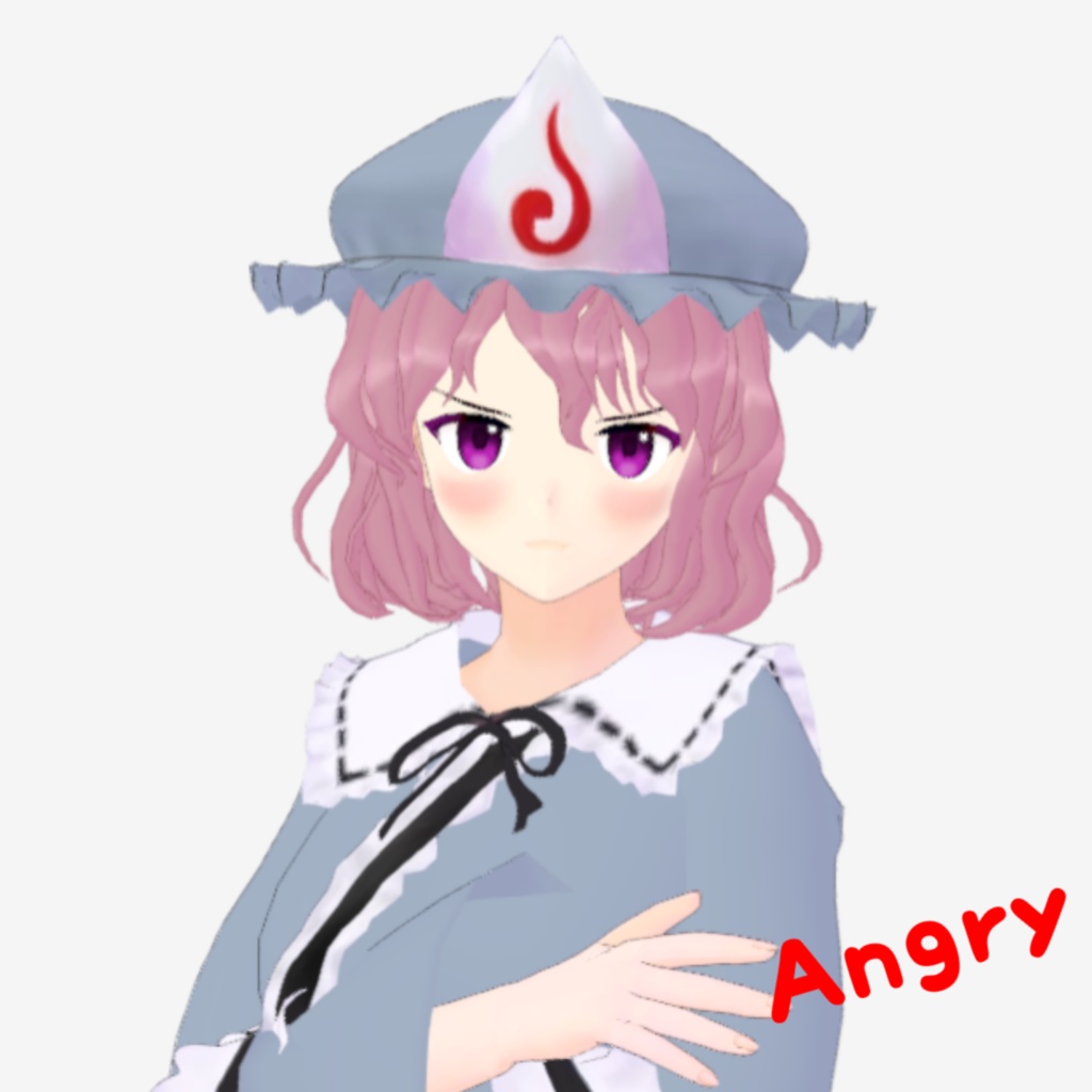 OSONO式 表情で顔色が変わる西行寺幽々子 東方神霊廟 (.vrm)