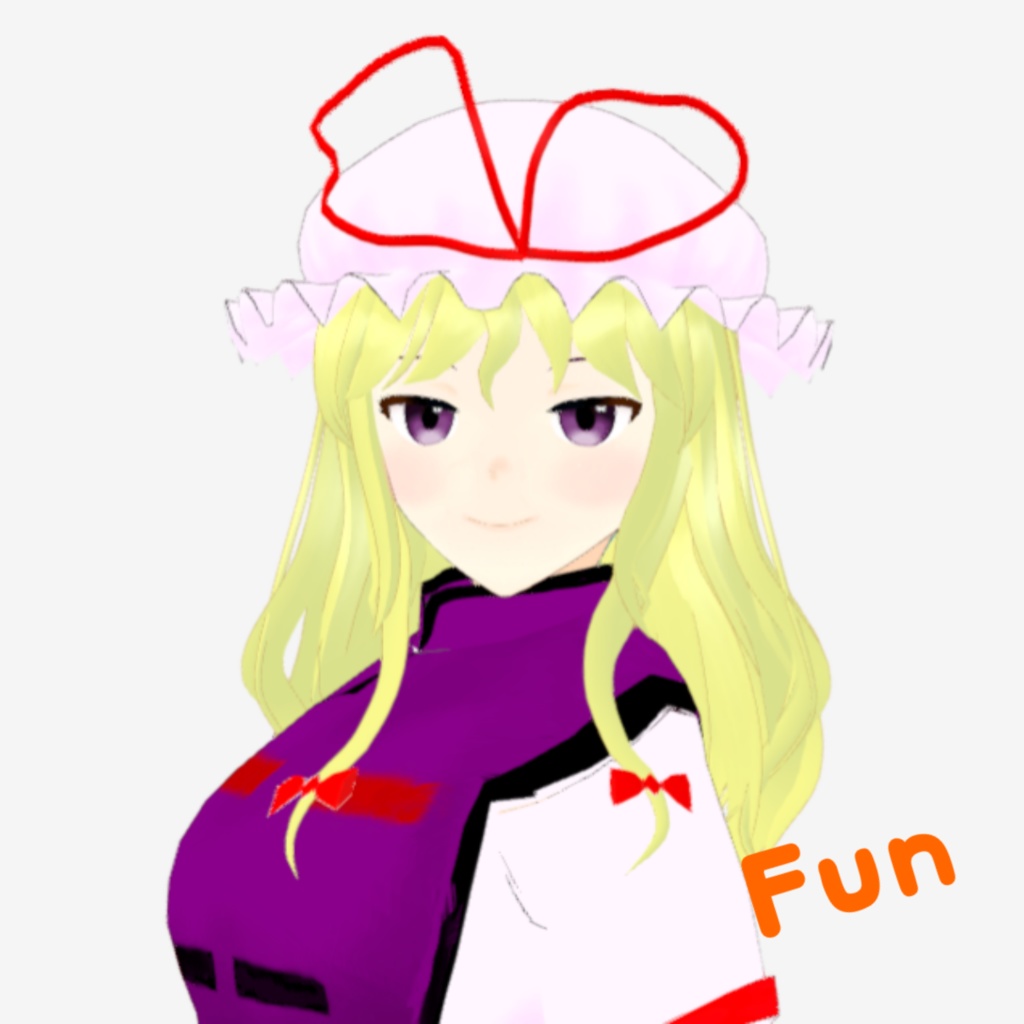 OSONO式 表情で顔色が変わる八雲紫 東方永夜抄