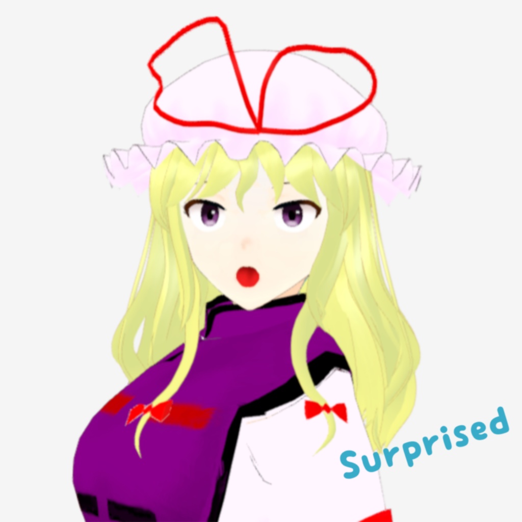 OSONO式 表情で顔色が変わる八雲紫 東方永夜抄