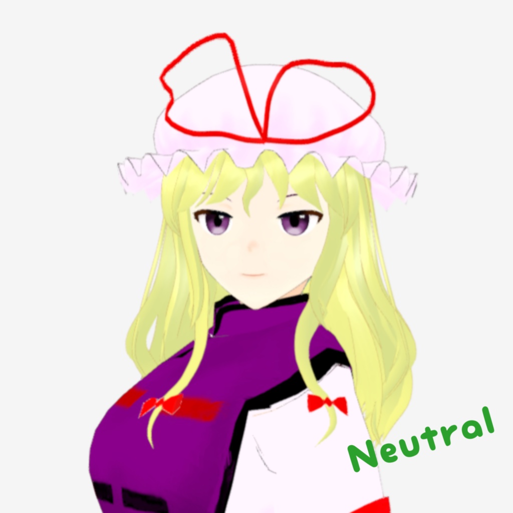 OSONO式 表情で顔色が変わる八雲紫 東方永夜抄