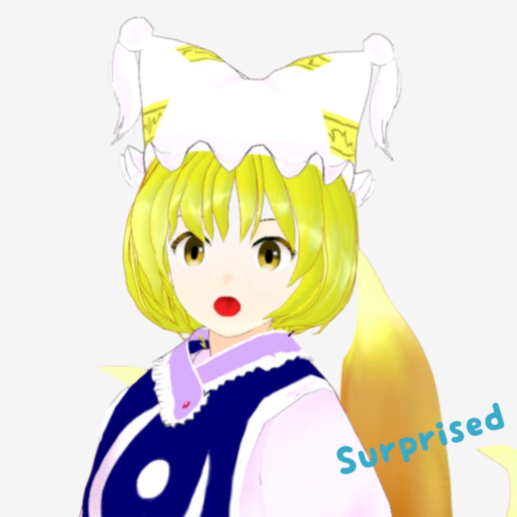 OSONO式 表情で顔色が変わる八雲藍 Yakumo Ran (.vrm)