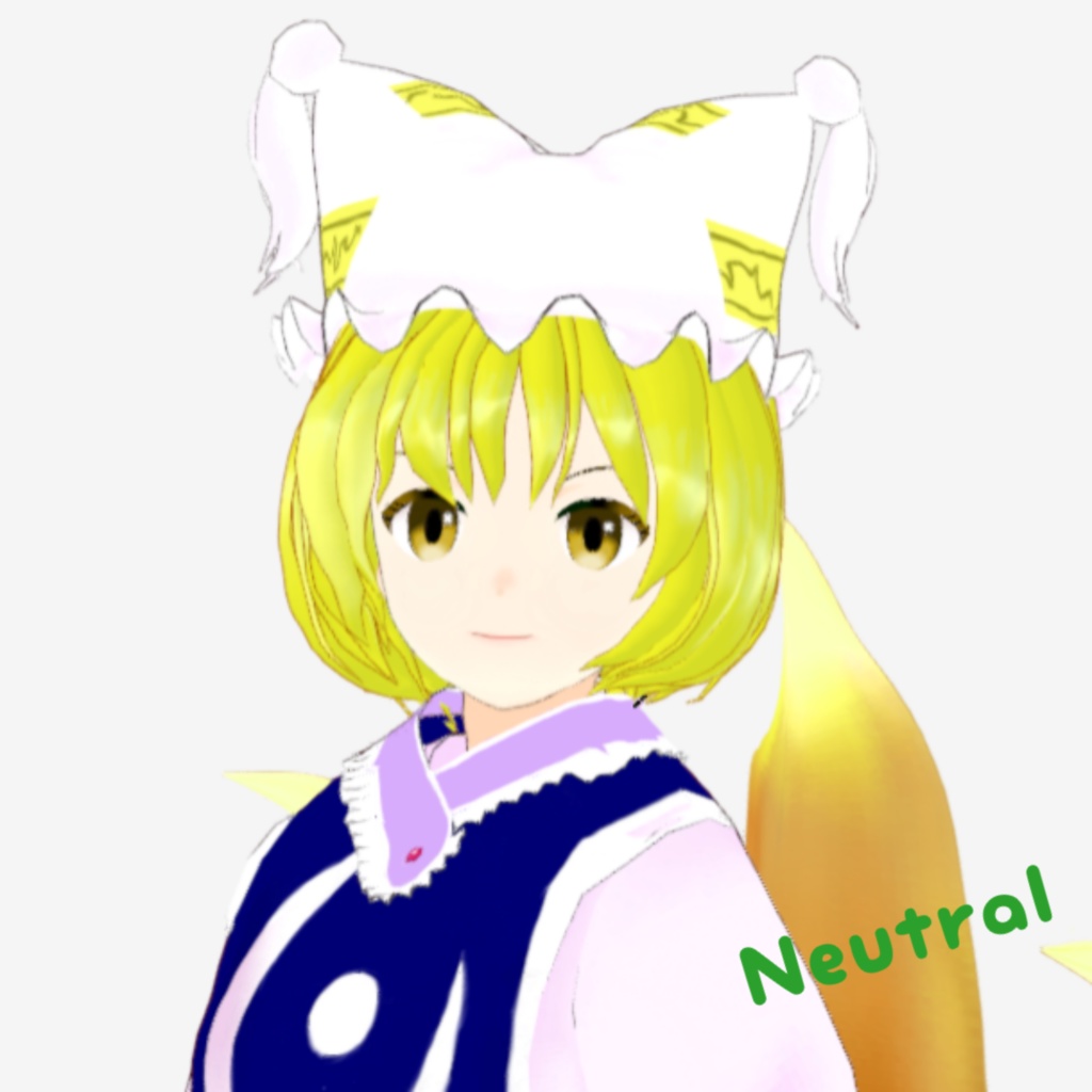 OSONO式 表情で顔色が変わる八雲藍 Yakumo Ran (.vrm)