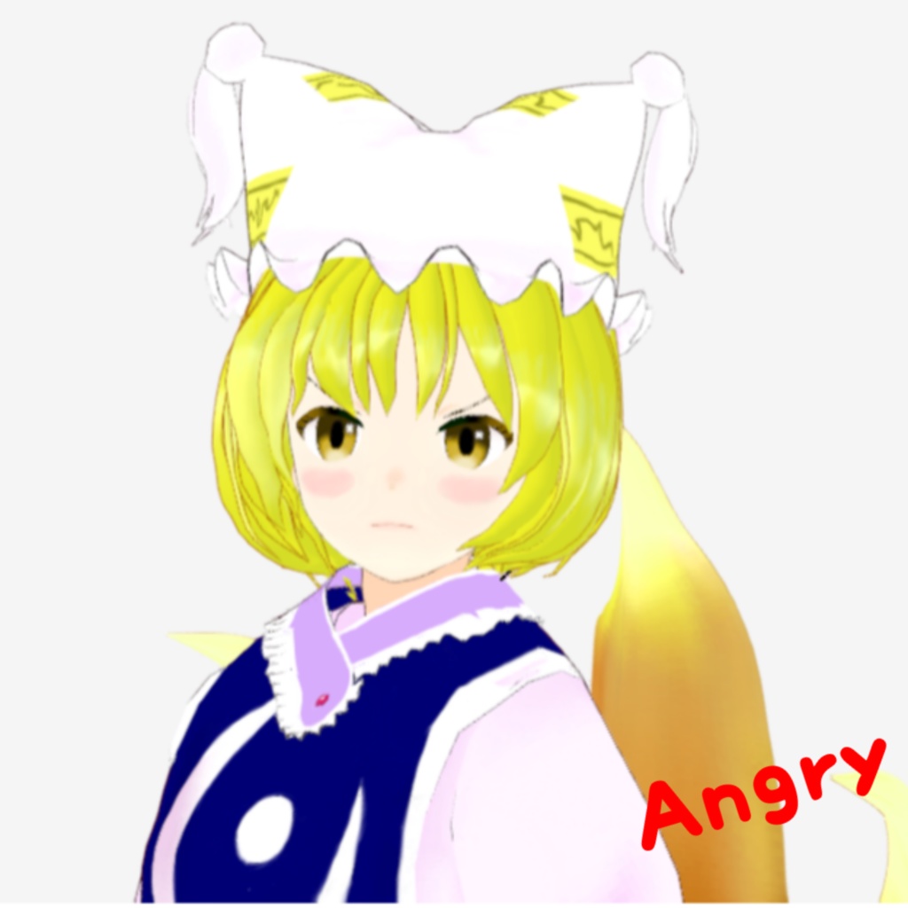 OSONO式 表情で顔色が変わる八雲藍 Yakumo Ran (.vrm)