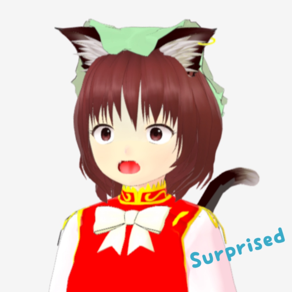 OSONO式 表情で顔色が変わる 橙 Chen (.vrm)