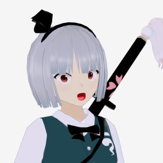 OSONO式 魂魄妖夢 東方妖々夢 帯刀(VRM)