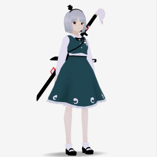 OSONO式 魂魄妖夢 東方妖々夢 帯刀(VRM)