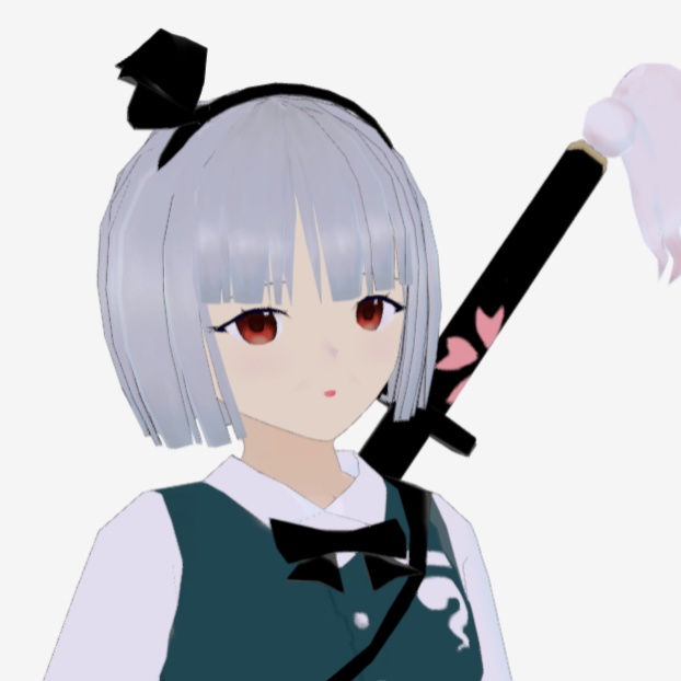 OSONO式 魂魄妖夢 東方妖々夢 帯刀(VRM)