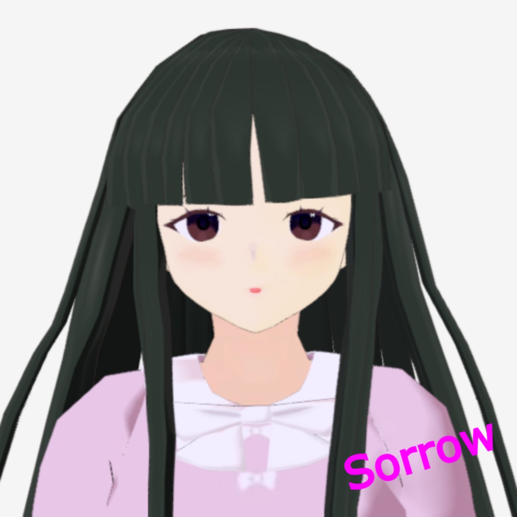 OSONO式 軽量 蓬莱山輝夜 宝物付き (VRM/FBX)