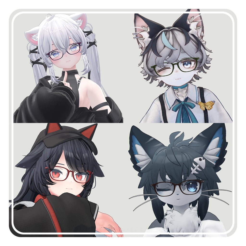 【✨発売記念セール✨】知的なウェリントンメガネ ~ ScholarlyWellingtonGlasses ~