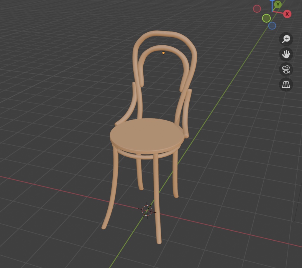 【Blender】椅子