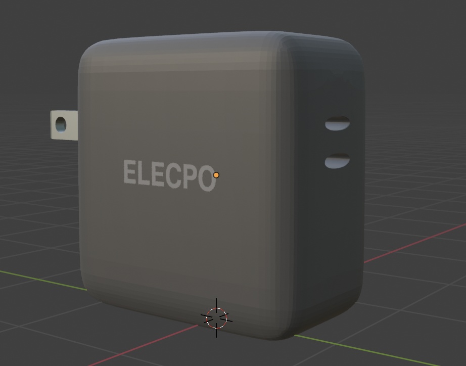 【Blender】USB電源アダプター