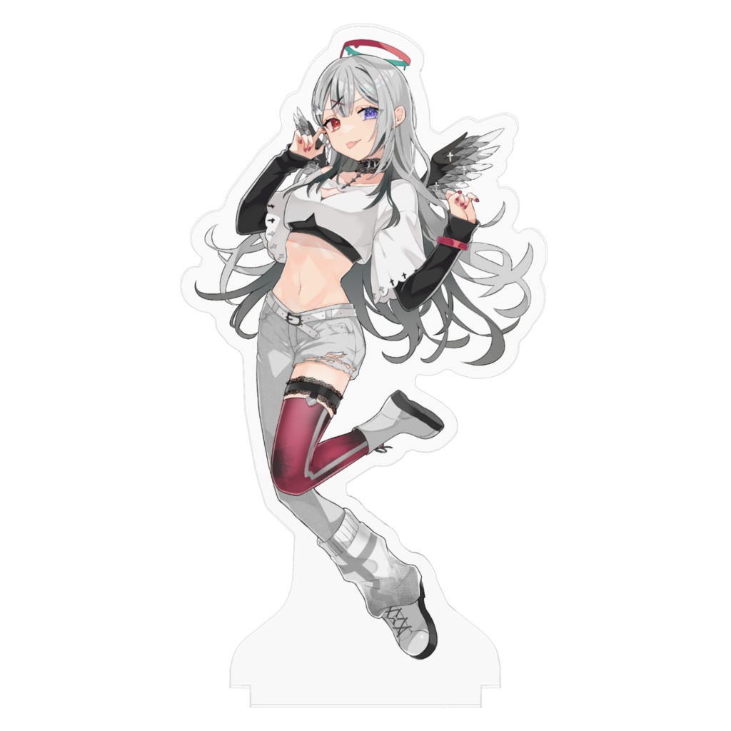 夜羽みしぇるキービジュアルアクスタ