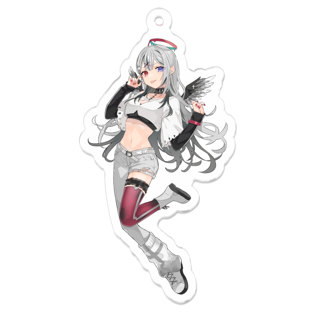 夜羽みしぇるキービジュアル アクリルキーホルダー