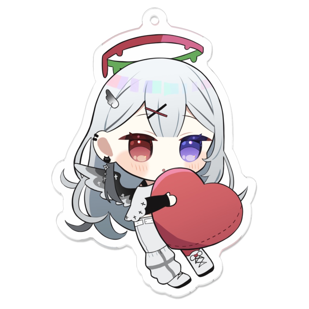 夜羽みしぇる　チビキャラアクリルキーホルダー