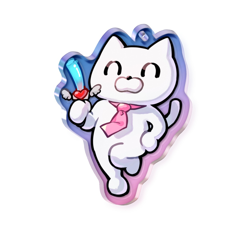 誕生日記念サポ猫オーロラアクキー2025