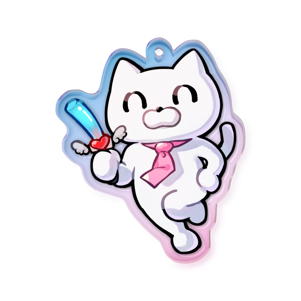 誕生日記念サポ猫オーロラアクキー2025