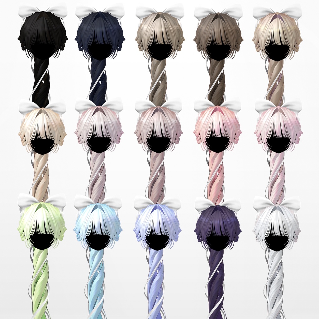 ✨三日間限定半額セール✨kuru Poni hair 8アバター対応