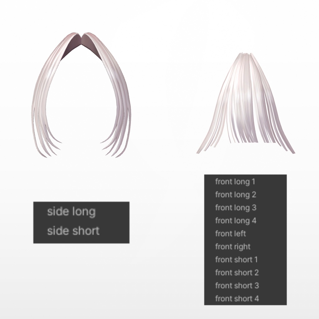 ✨三日間限定半額セール✨kuru Poni hair 8アバター対応