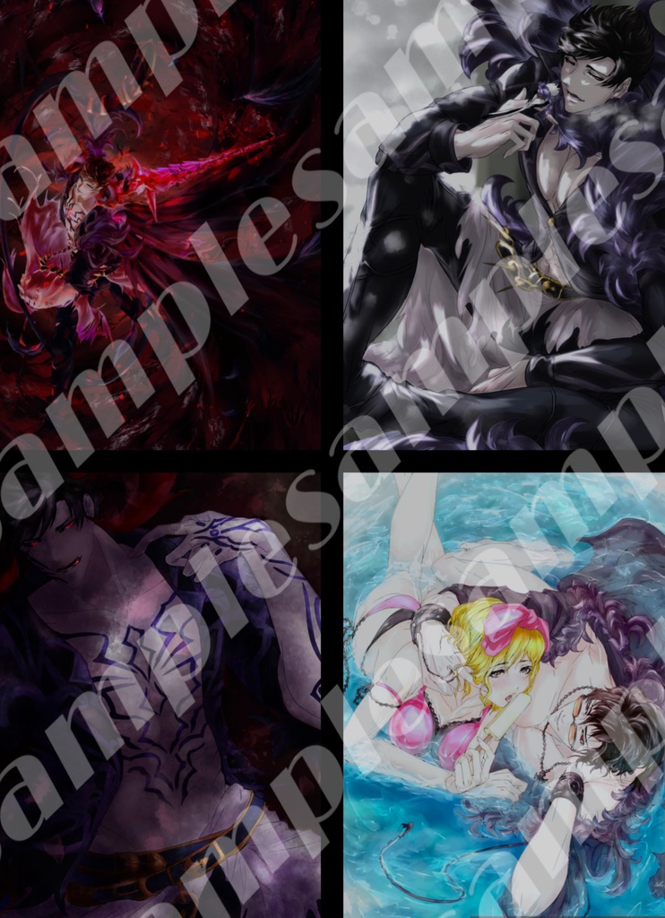 Belial(イラストブック8P.おまけステッカー4枚)⚠️お手数お掛けしますが説明文を必ずお読み下さい🙇🏻♂️