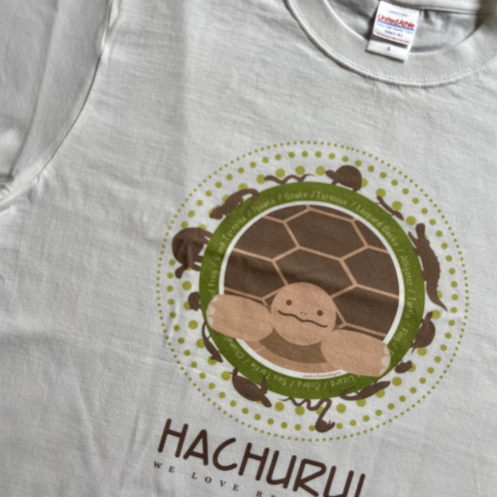 爬虫類いっぱいTシャツ