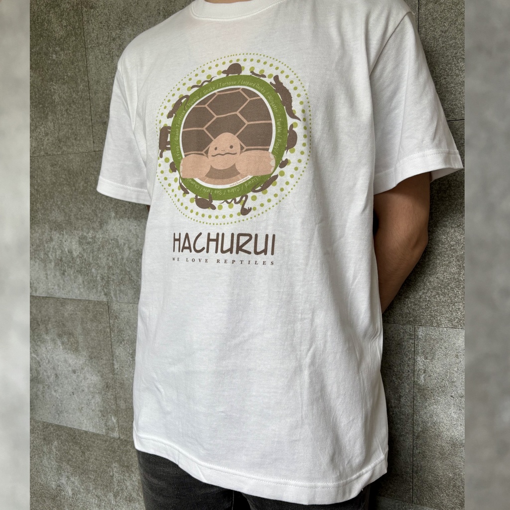 爬虫類いっぱいTシャツ