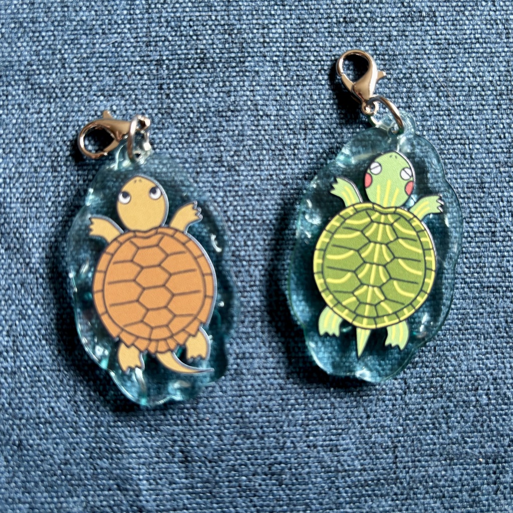 水面アクリルキーホルダー