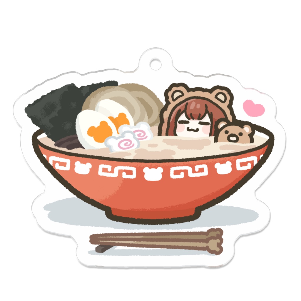 ありがとんこつらーめんキーホルダー