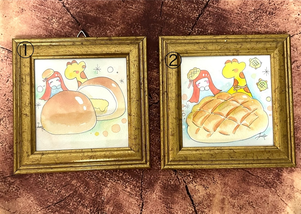 【正方形原画】①②