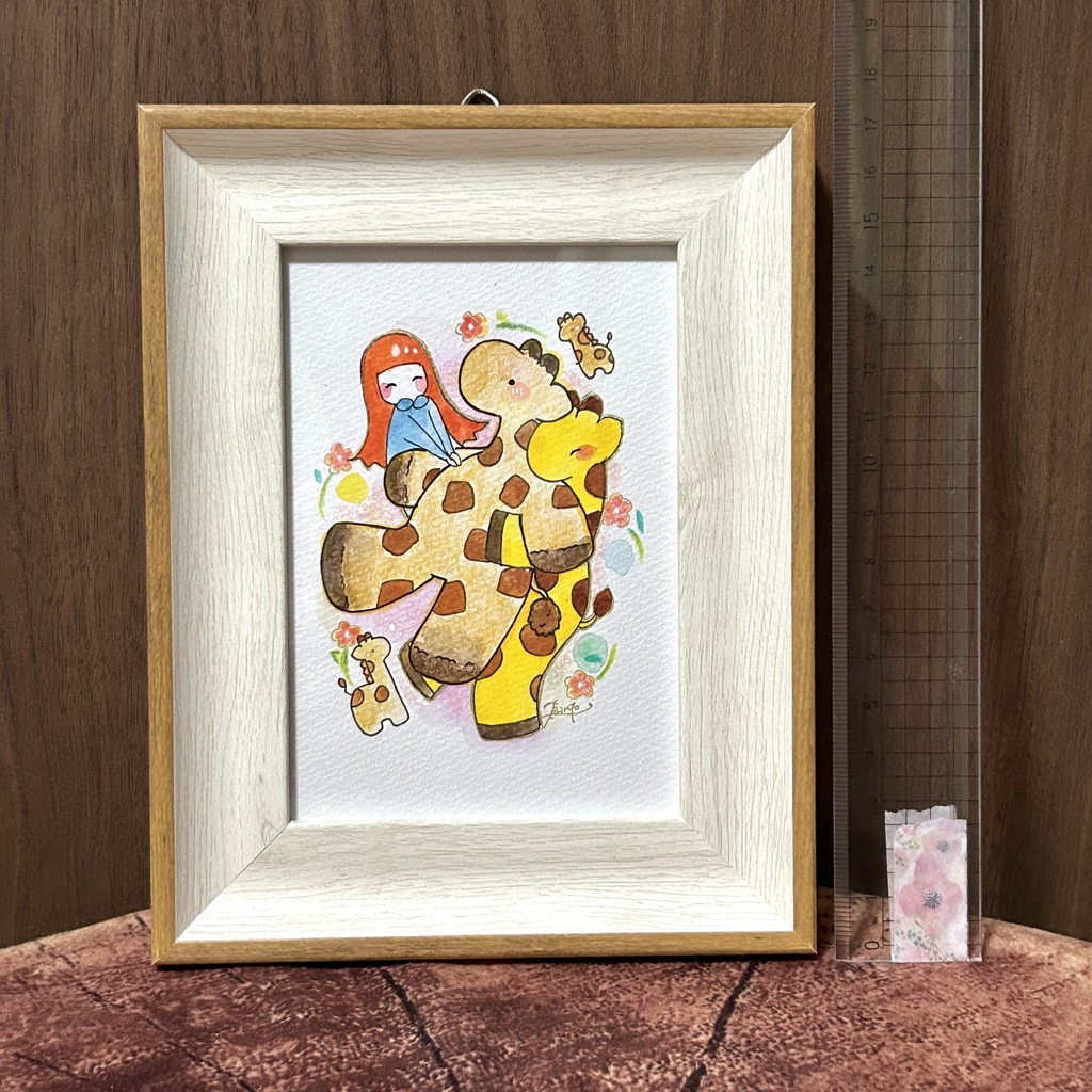 【原画】大きなぬいぐるみ🦒