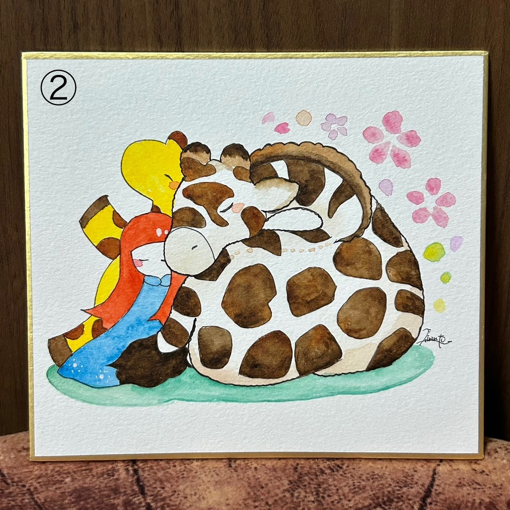 【色紙原画】①〜④