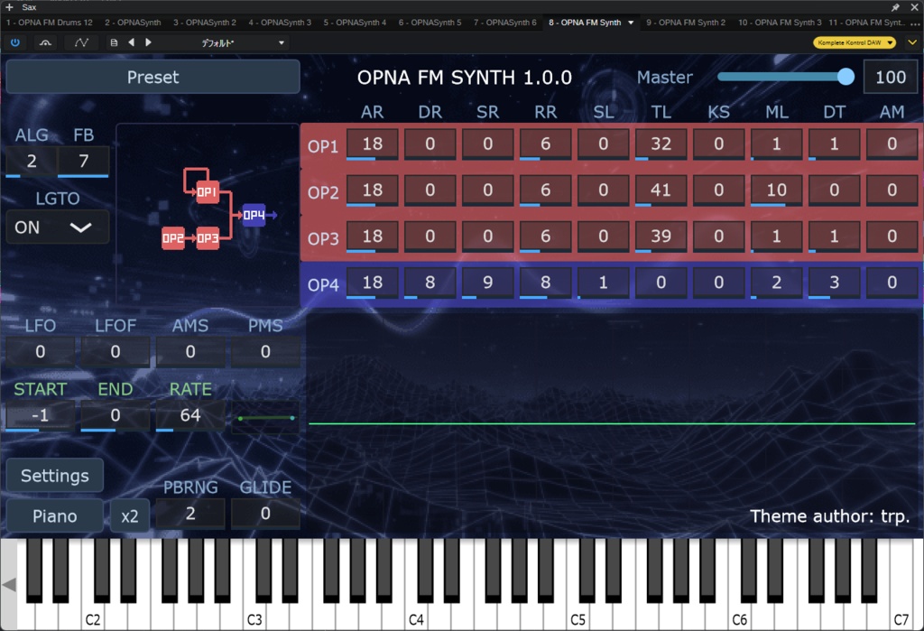 【FREE】OPNA FM Synth - YM2608 VST Plugin