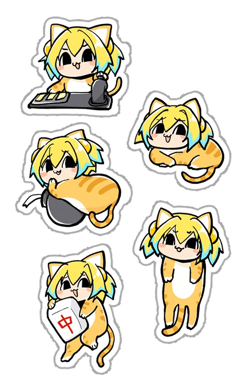 パイ猫シール